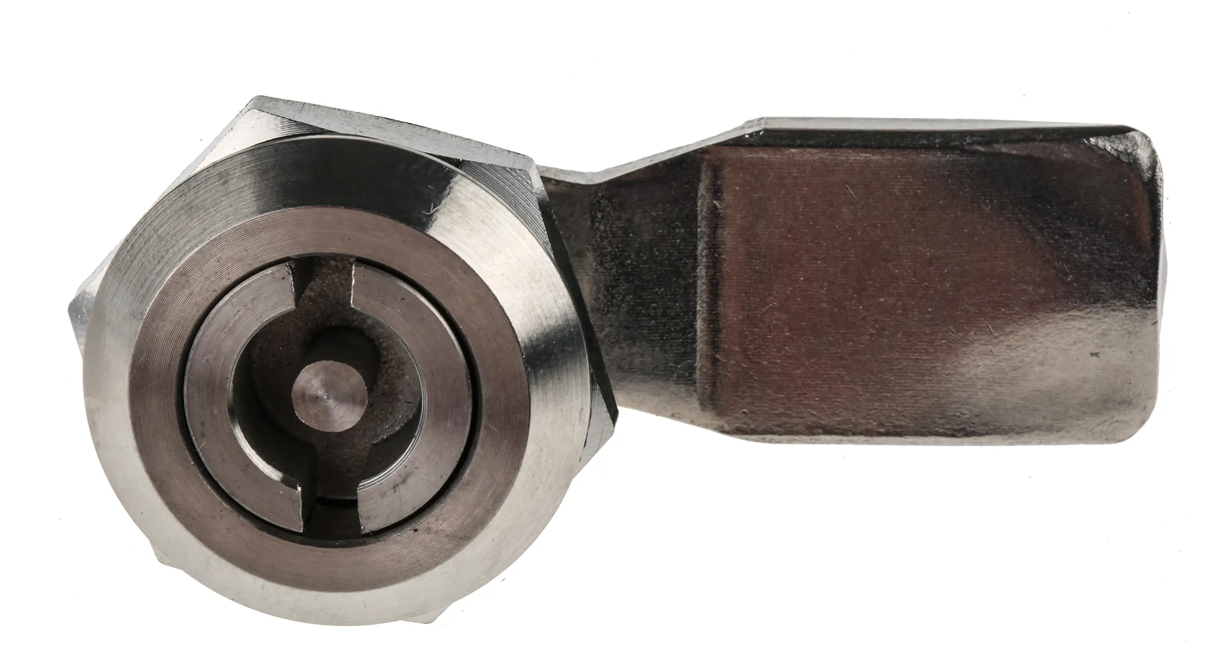 Serratura per cassetti in Acciaio inox con Chiave RS PRO, col. Argento