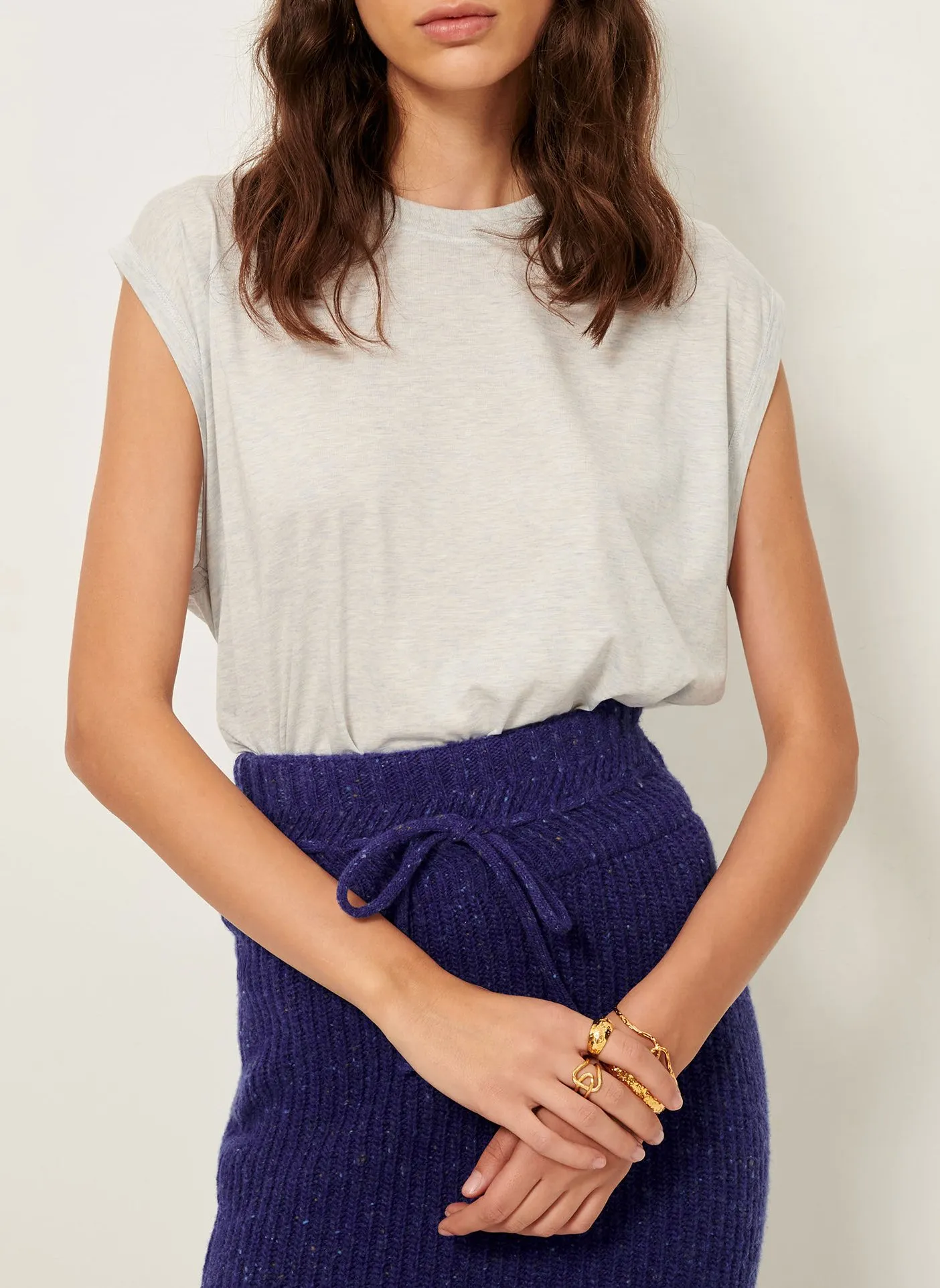  SESSUN   DEEDOO - T-shirt a girocollo taglio ampio | Blu