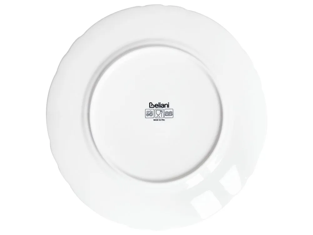 Set di 16 stoviglie ELDERBERRY Porcellana Bianco