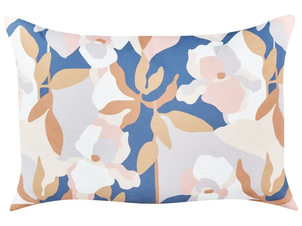 Set di 2 cuscini da esterno VEREZZI Trama floreale 40 x 60 cm Multicolore