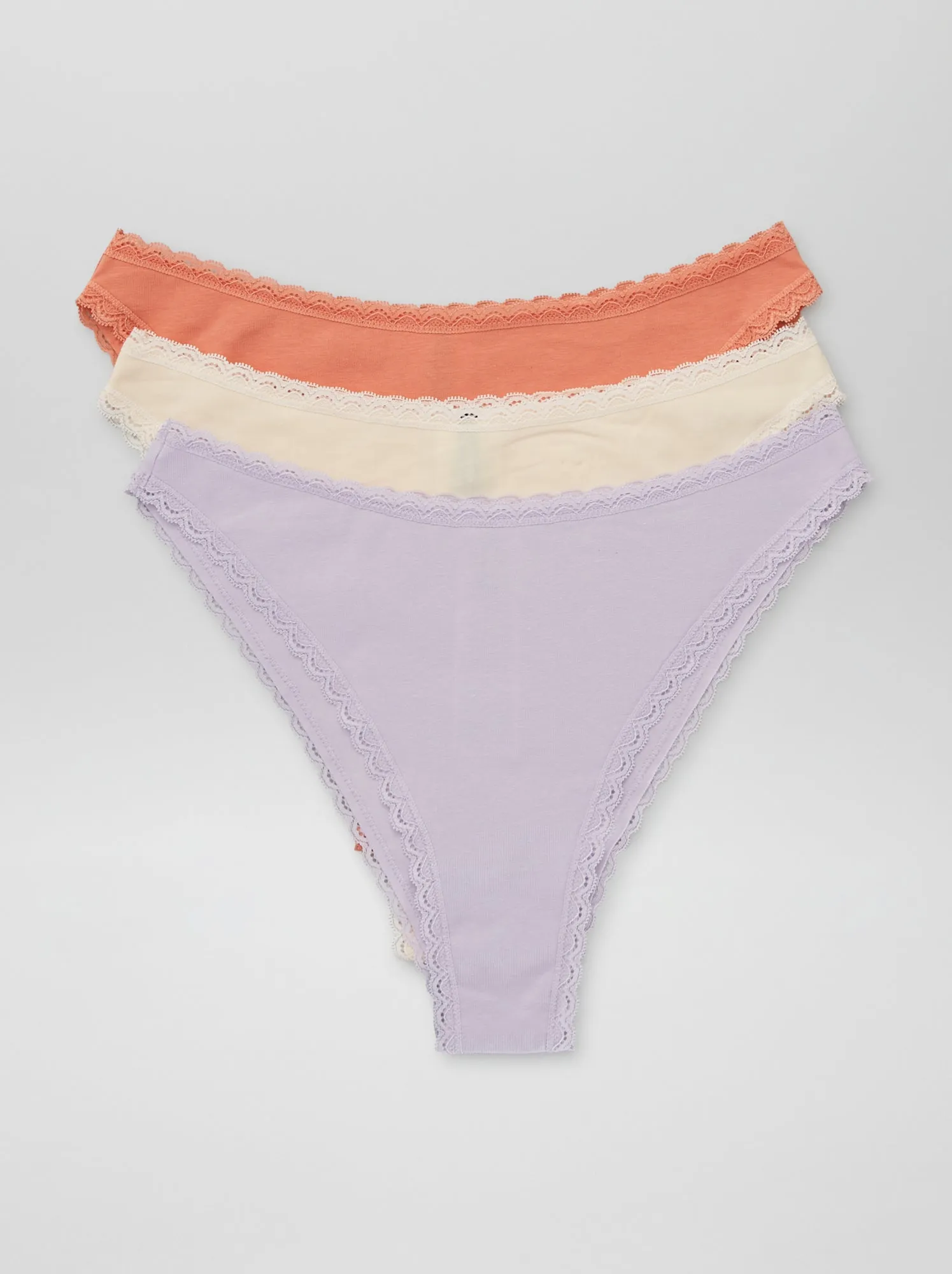 Set di 3 tanga - ARANCIONE