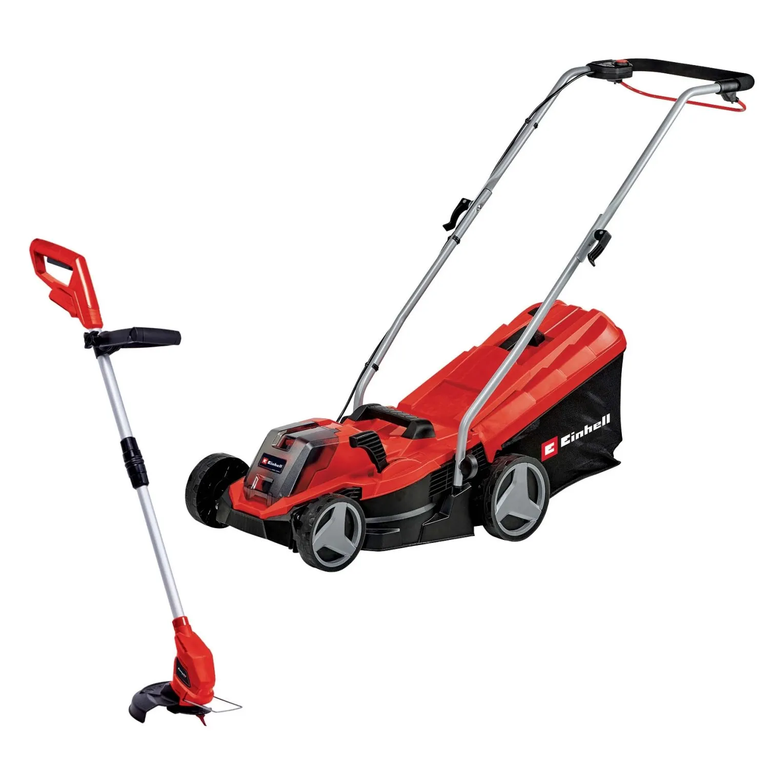 Set Tagliaerba a+ tagliabordi batteria GE-CM 18/33 Li Set Einhell 1x4.0Ah