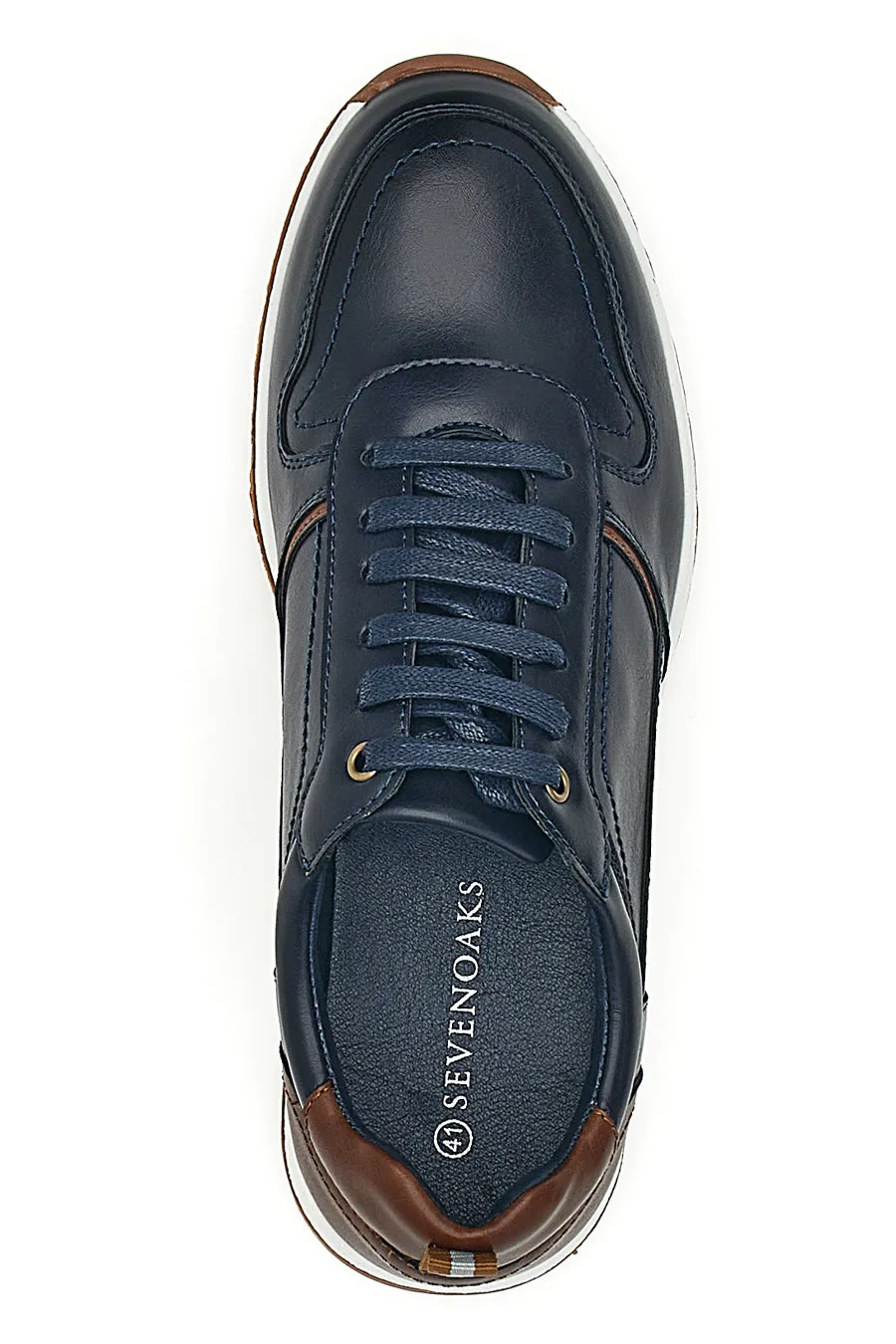   SEVENOAKS Scarpe Stringate Blu con Lacci Sevenoaks 202341
