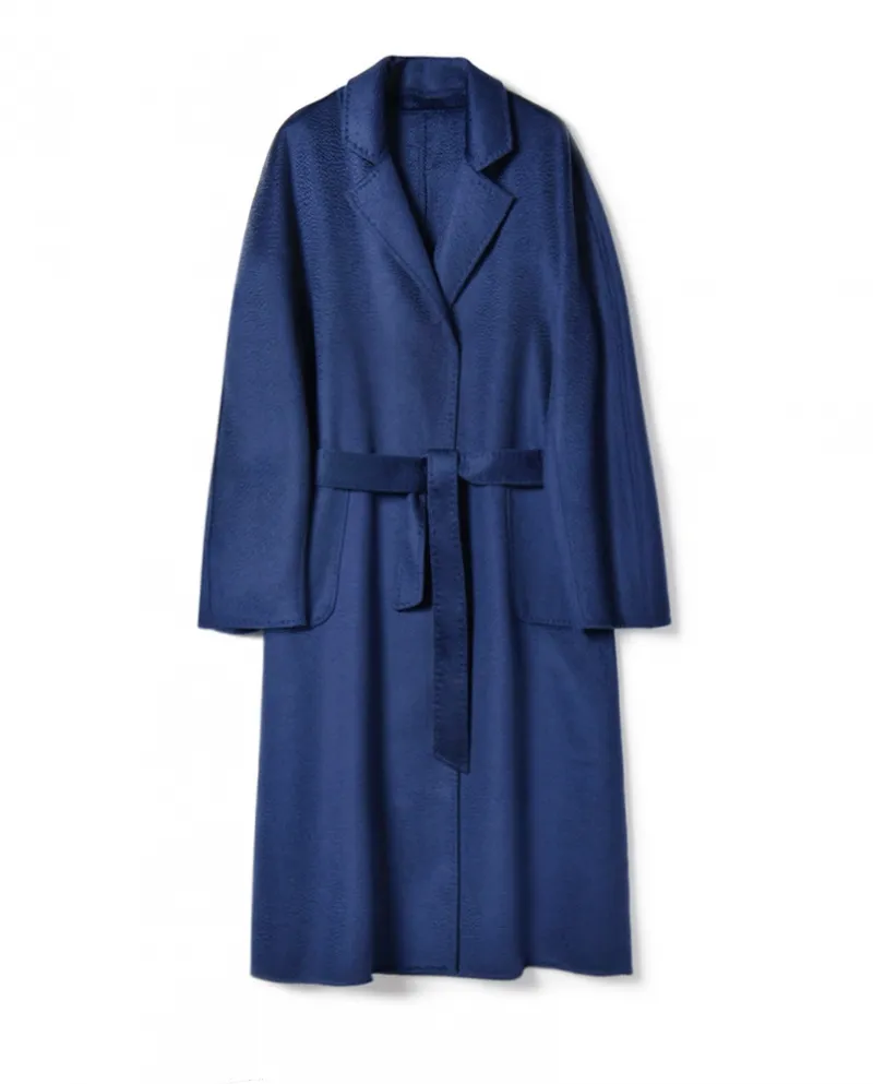 Shenghong 23 Autunno e inverno Nuovo stile M Cappotto di lana con ondulazione dell'acqua a doppia faccia fatto a mano Cappotto d