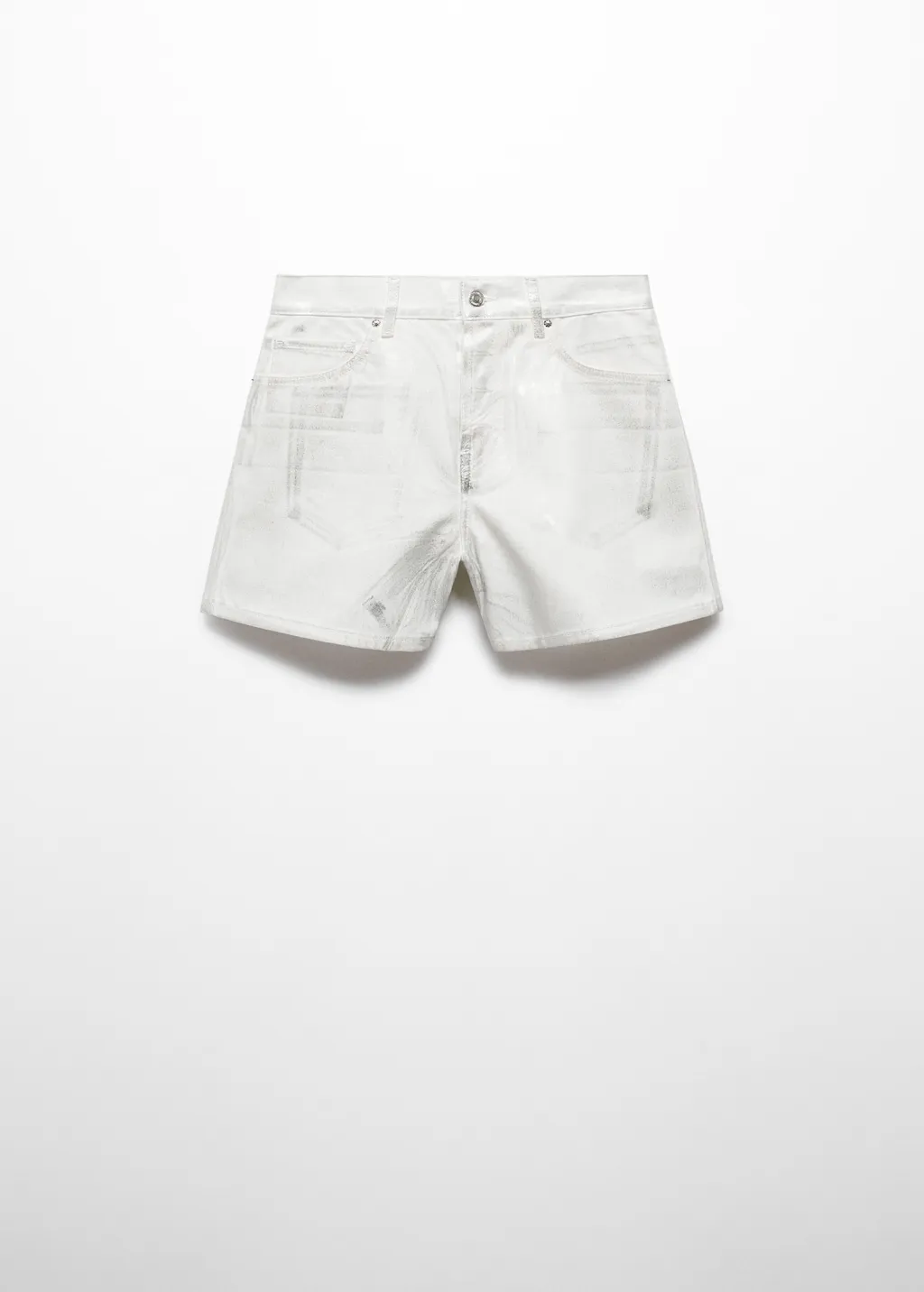 Short jeans metallizzati