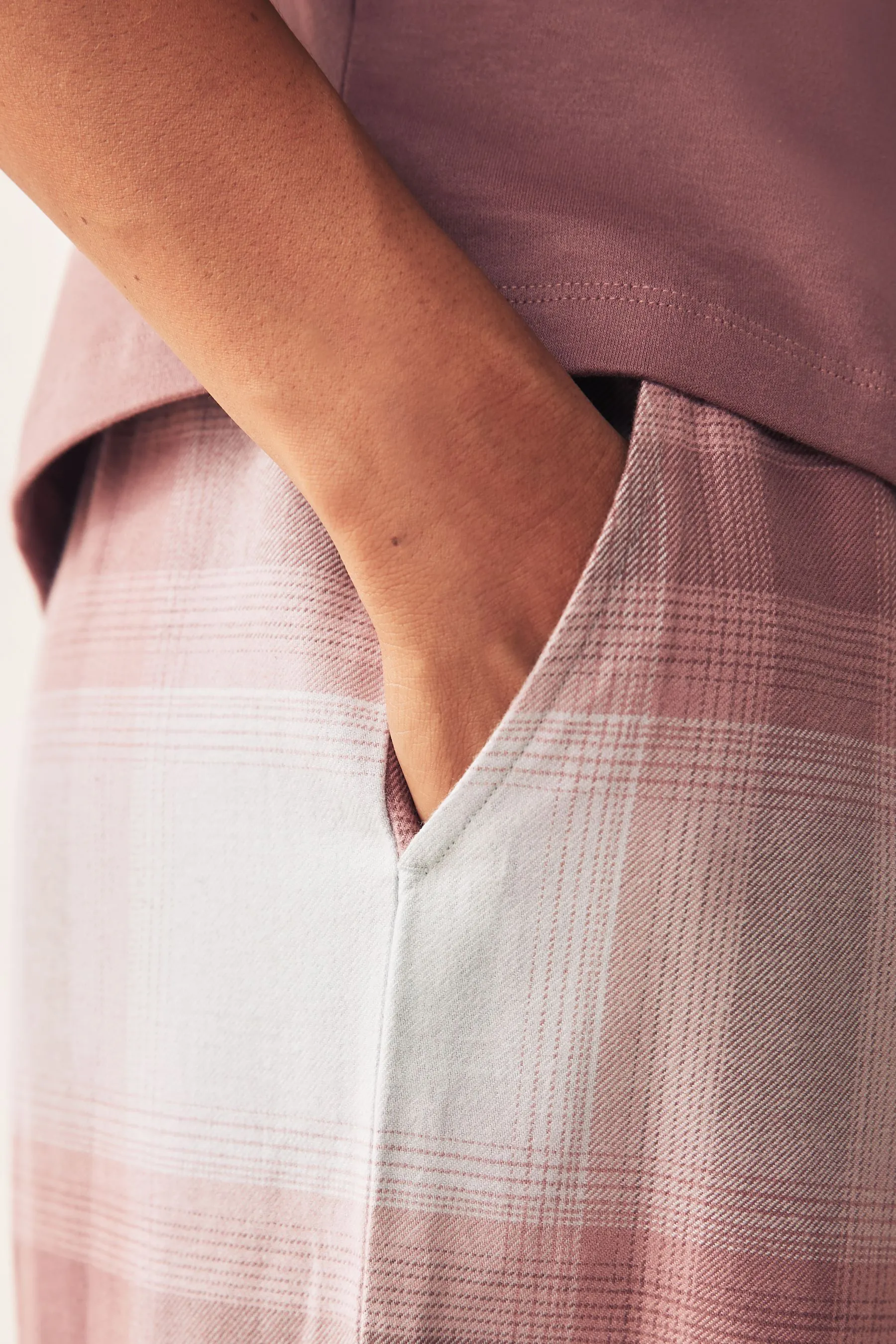 Short Sleeve Flannel Pyjamas    