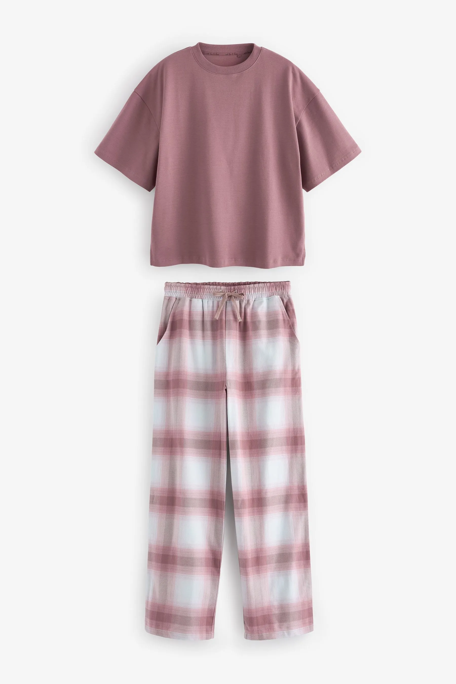 Short Sleeve Flannel Pyjamas    