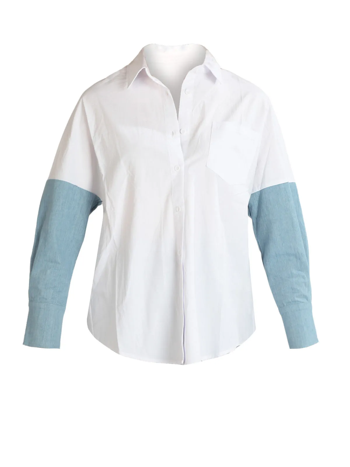 Solada Chemise femme oversize en coton