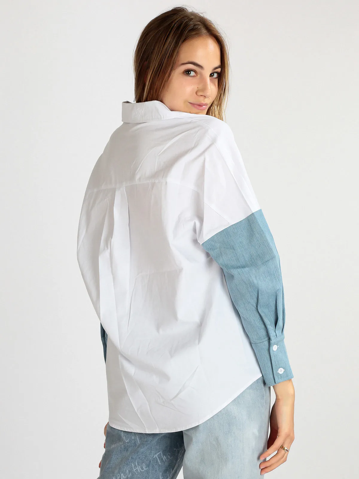 Solada Chemise femme oversize en coton
