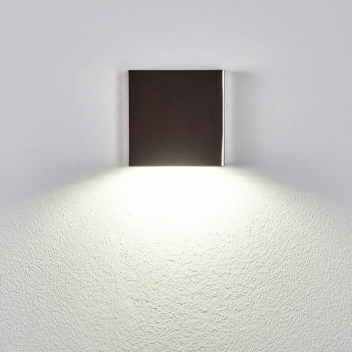 Spidern Applique da esterno LED Nichel opaco, Bianco, 1-Luce