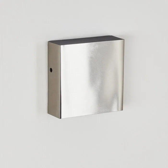 Spidern Applique da esterno LED Nichel opaco, Bianco, 1-Luce