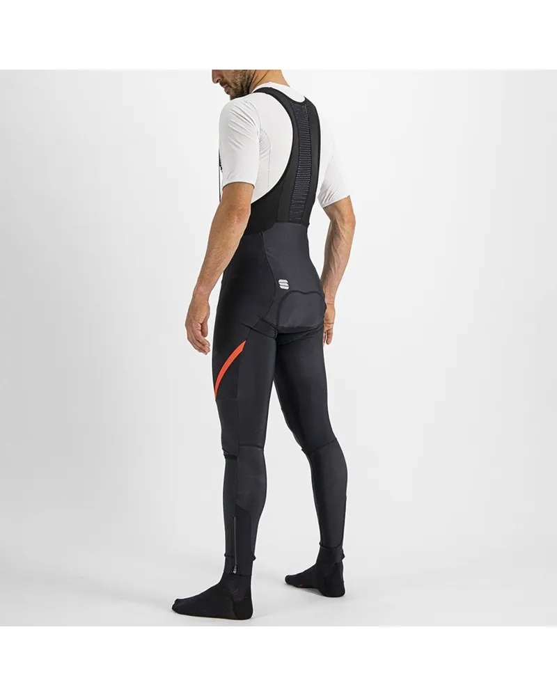 Sportful Fiandre Salopette Lunga Uomo, Nero