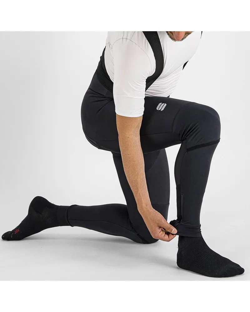 Sportful Fiandre Salopette Lunga Uomo, Nero