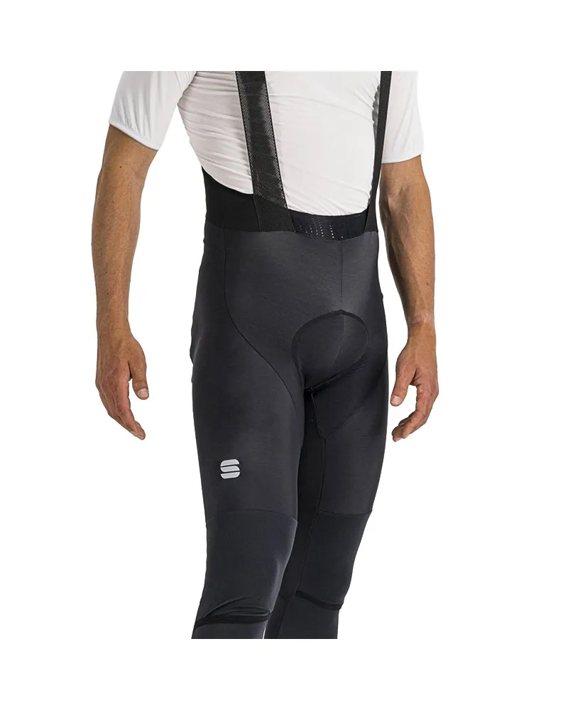 Sportful Fiandre Salopette Lunga Uomo, Nero