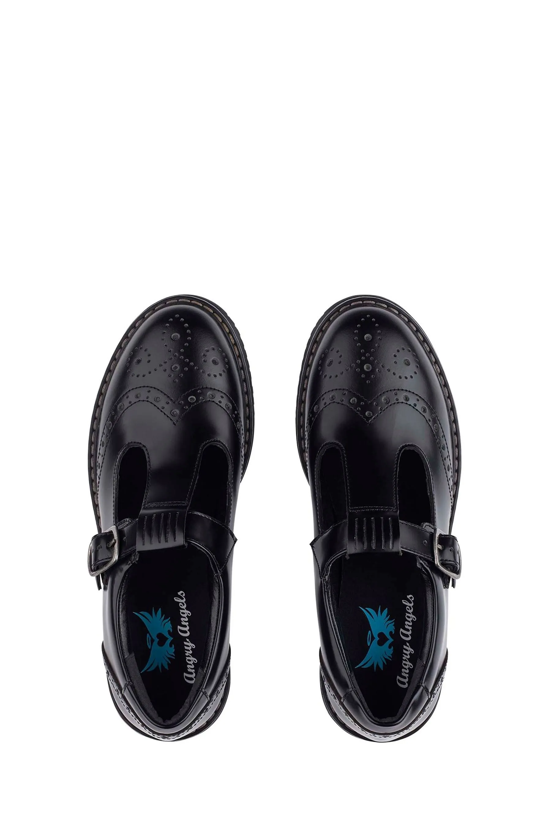 Start-Rite - Imagine - Nero con chiusura a T - Scarpe per la scuola Standard vestibilità in larghezza    