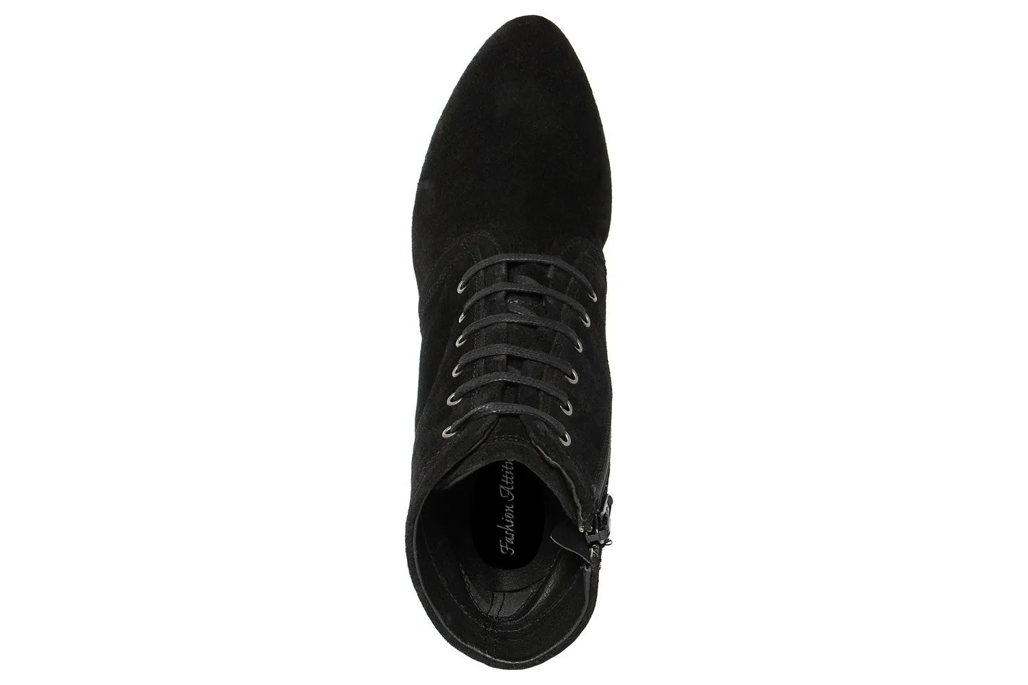 Stivaletto con tacco Donna in Pelle Nero