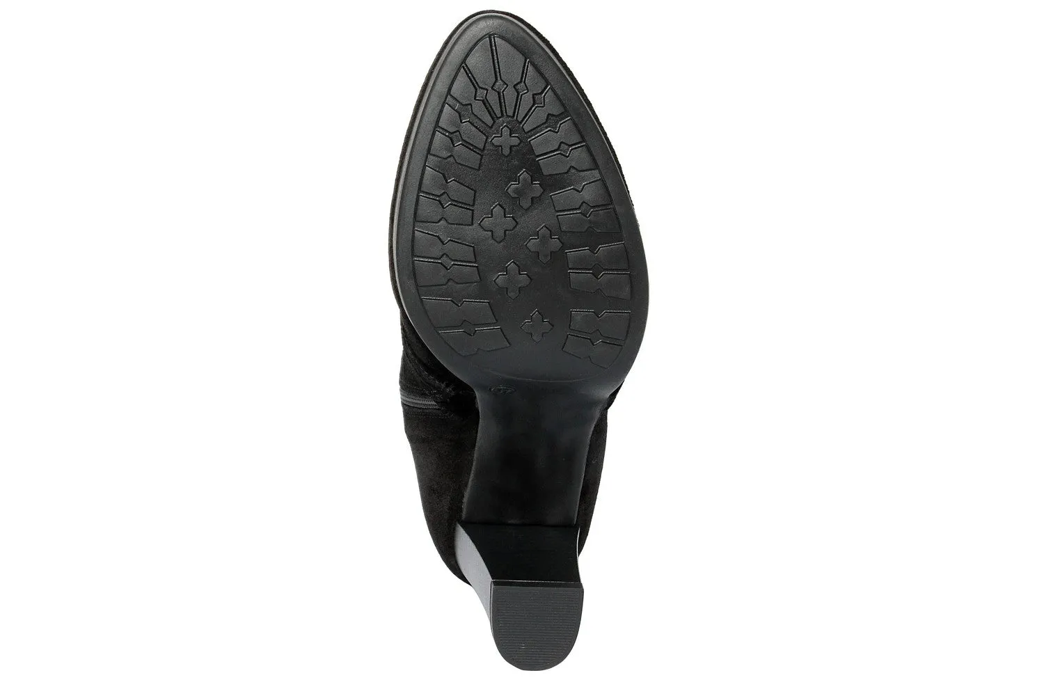 Stivaletto con tacco Donna in Pelle Nero