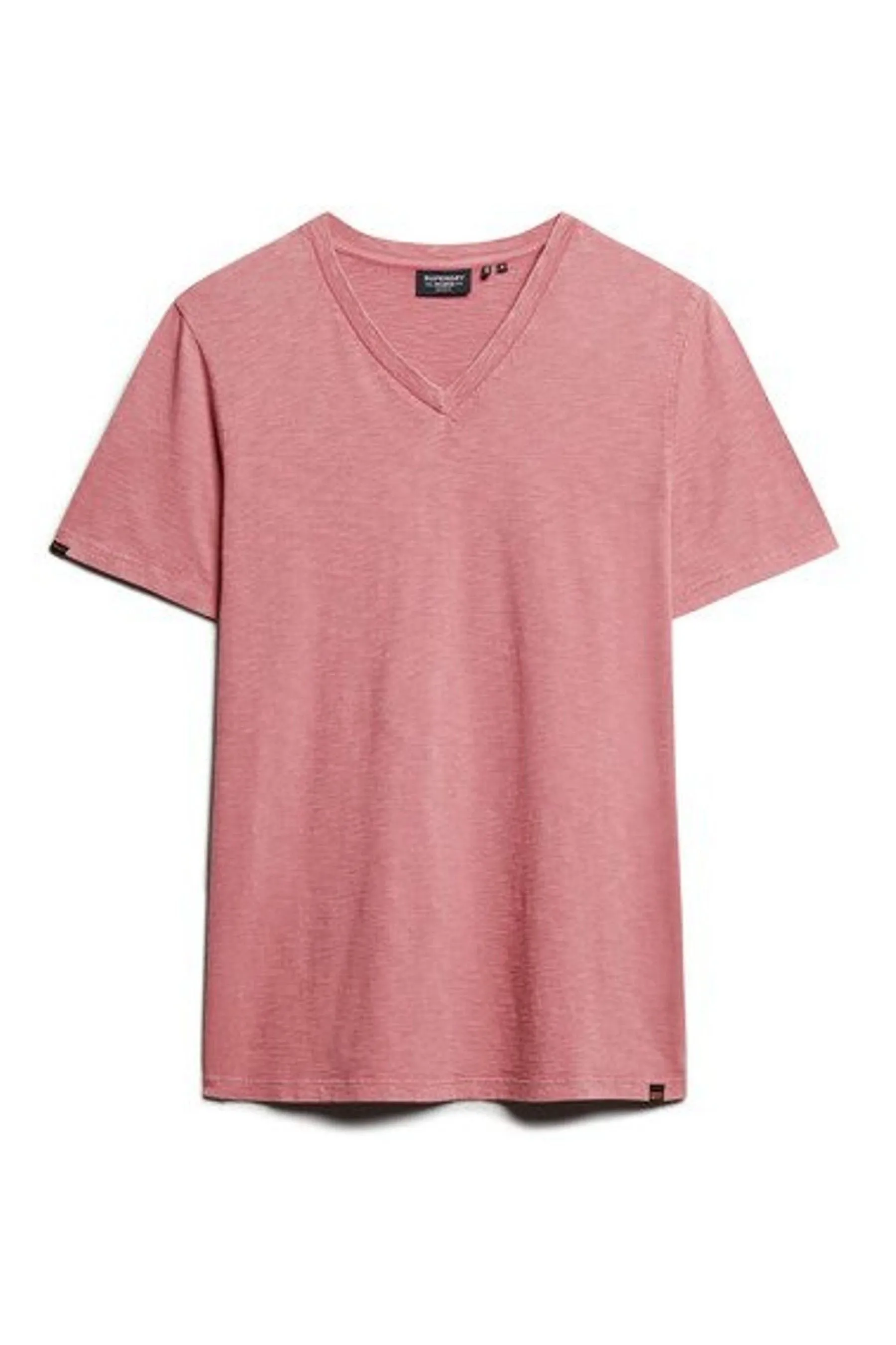 Superdry Superdry - T-shirt in Manica corta fiammata con scollo a V