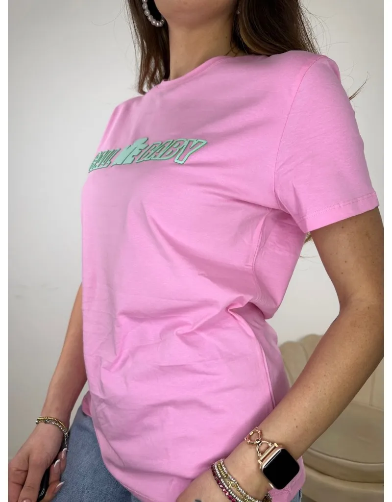 T-SHIRT CALL ME BABY ROSA