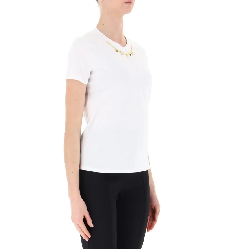 T-shirt con inserto