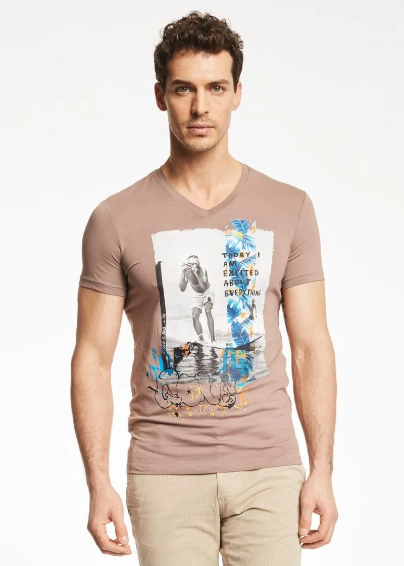 T-shirt con motivo fotografico