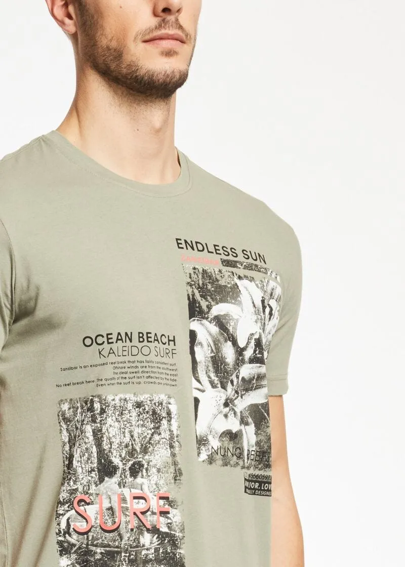 T-shirt con stampa fotografica
