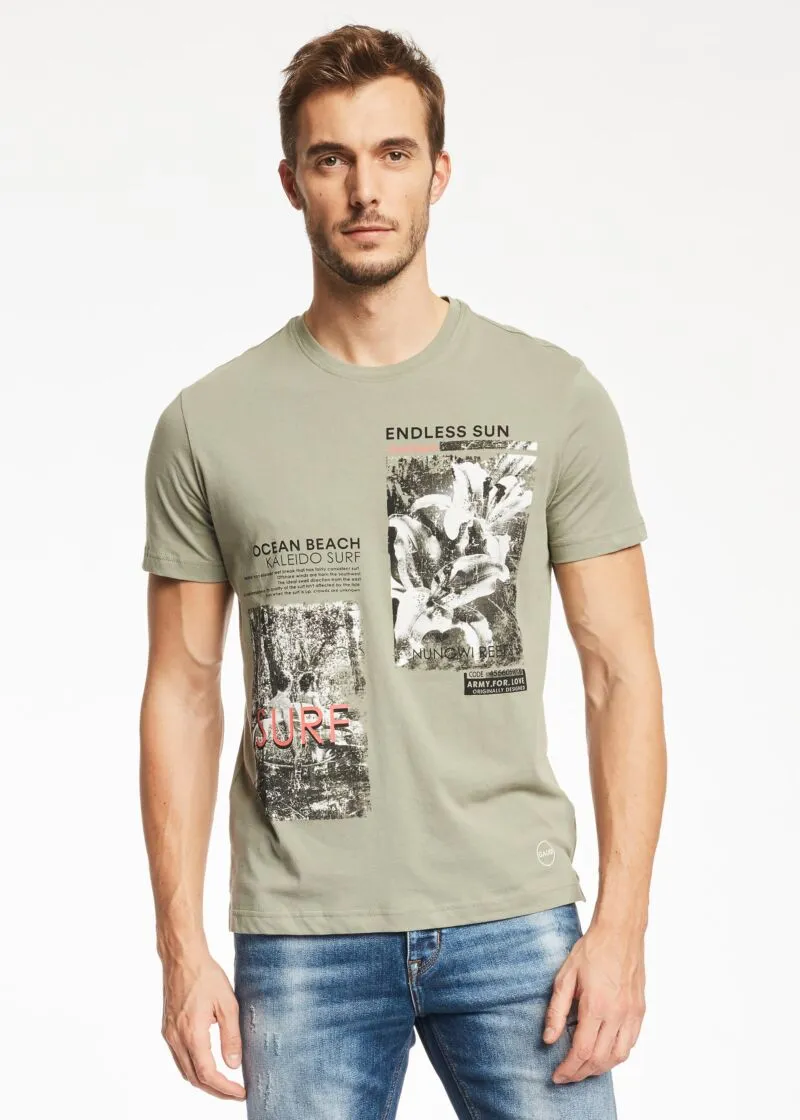 T-shirt con stampa fotografica