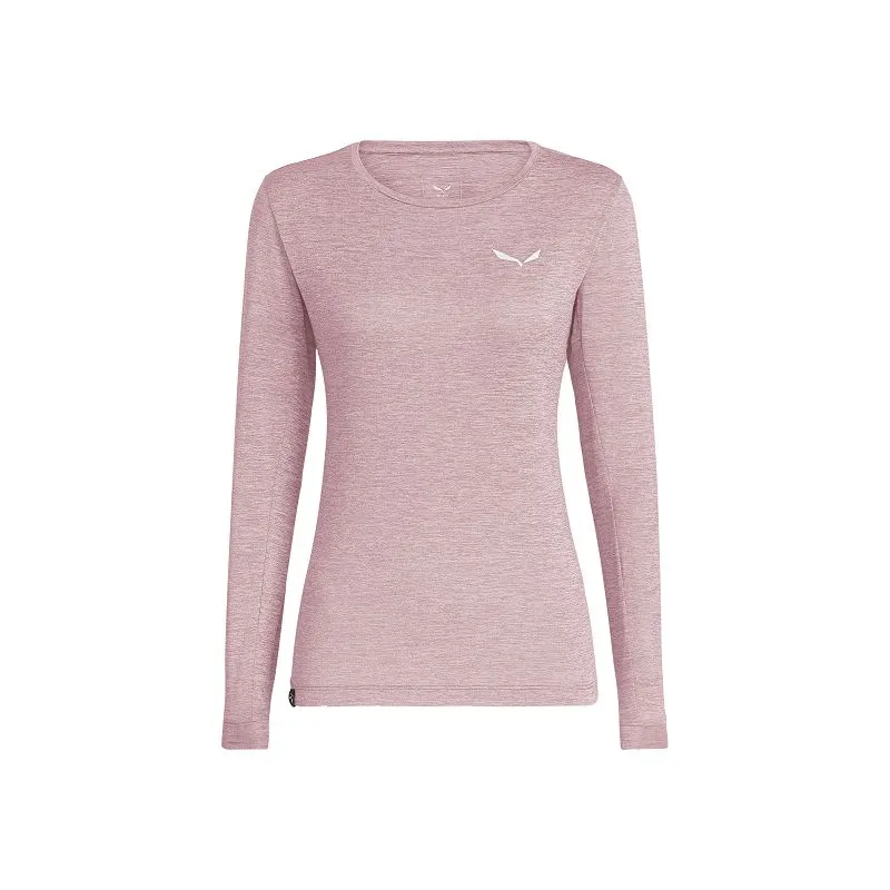 T-shirt donna a maniche lunghe Salewa PUEZ MELANGE DRY (zephyr melange)