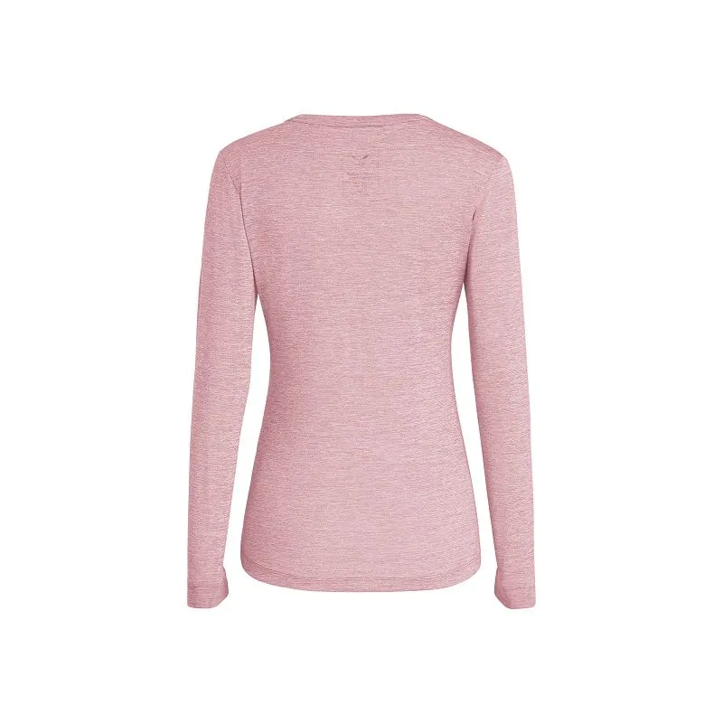 T-shirt donna a maniche lunghe Salewa PUEZ MELANGE DRY (zephyr melange)