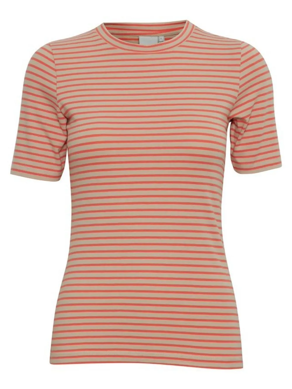 T-shirt Donna a righe arancione