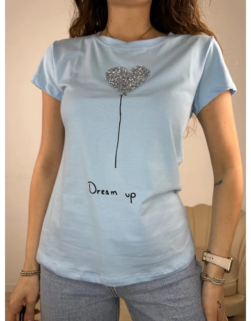 T-SHIRT DREAM UP AZZURRA