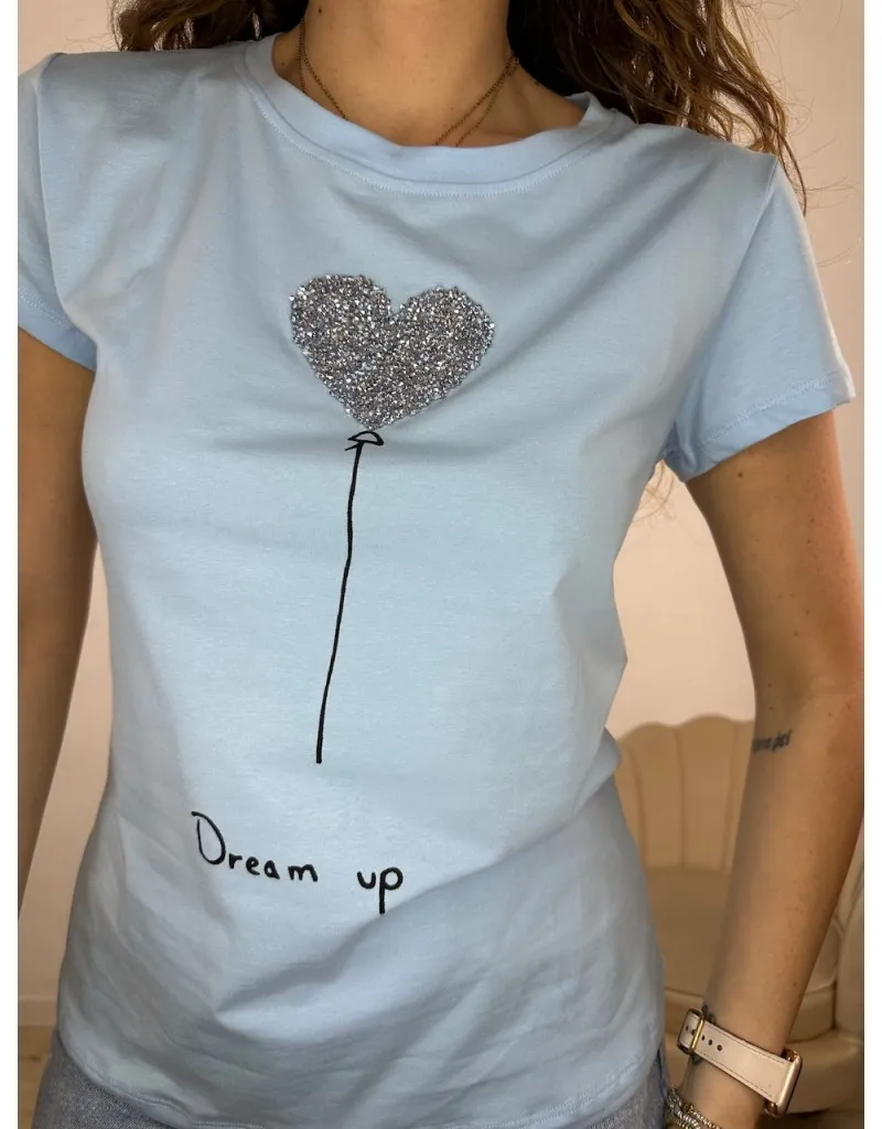 T-SHIRT DREAM UP AZZURRA