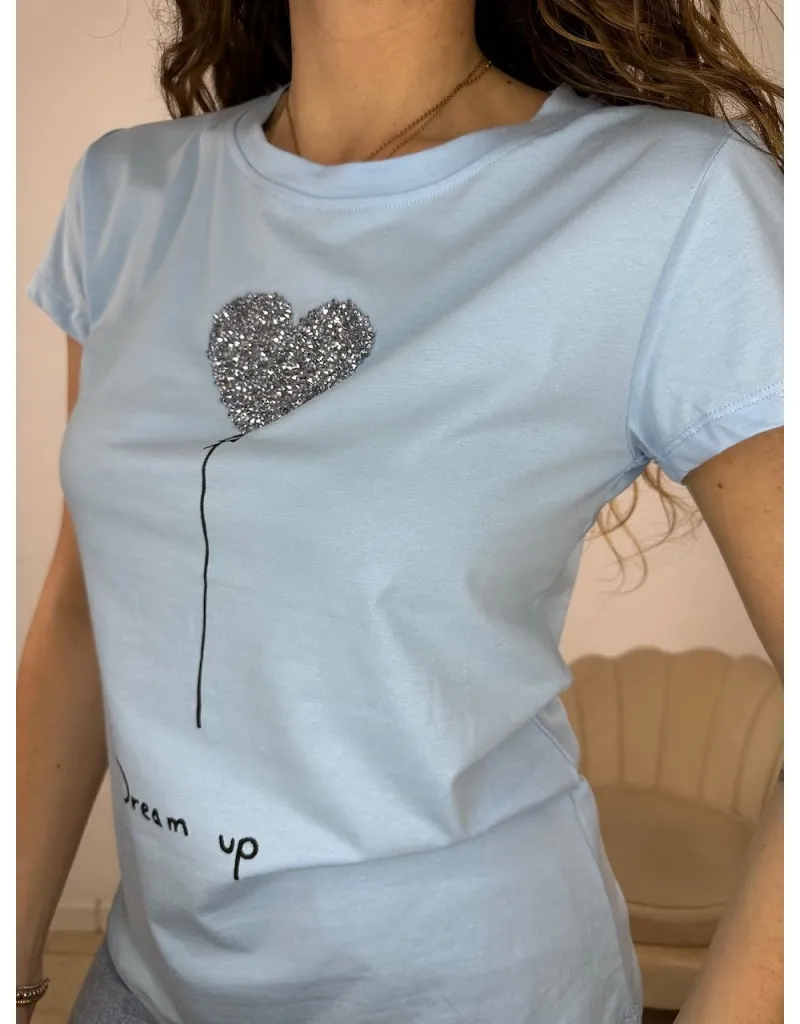 T-SHIRT DREAM UP AZZURRA