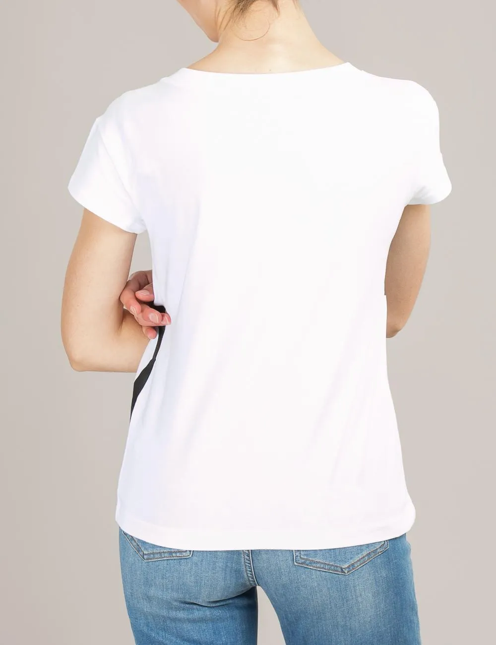 T-shirt Graphic Hearts Love Moschino    