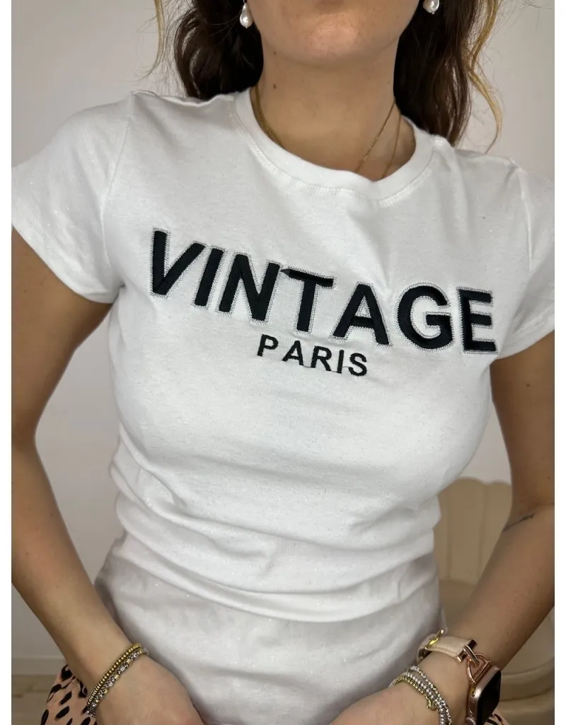 T-SHIRT VINTAGE BIANCA