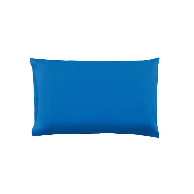 Tendenza floreale Coppia di federe cotone Bluette