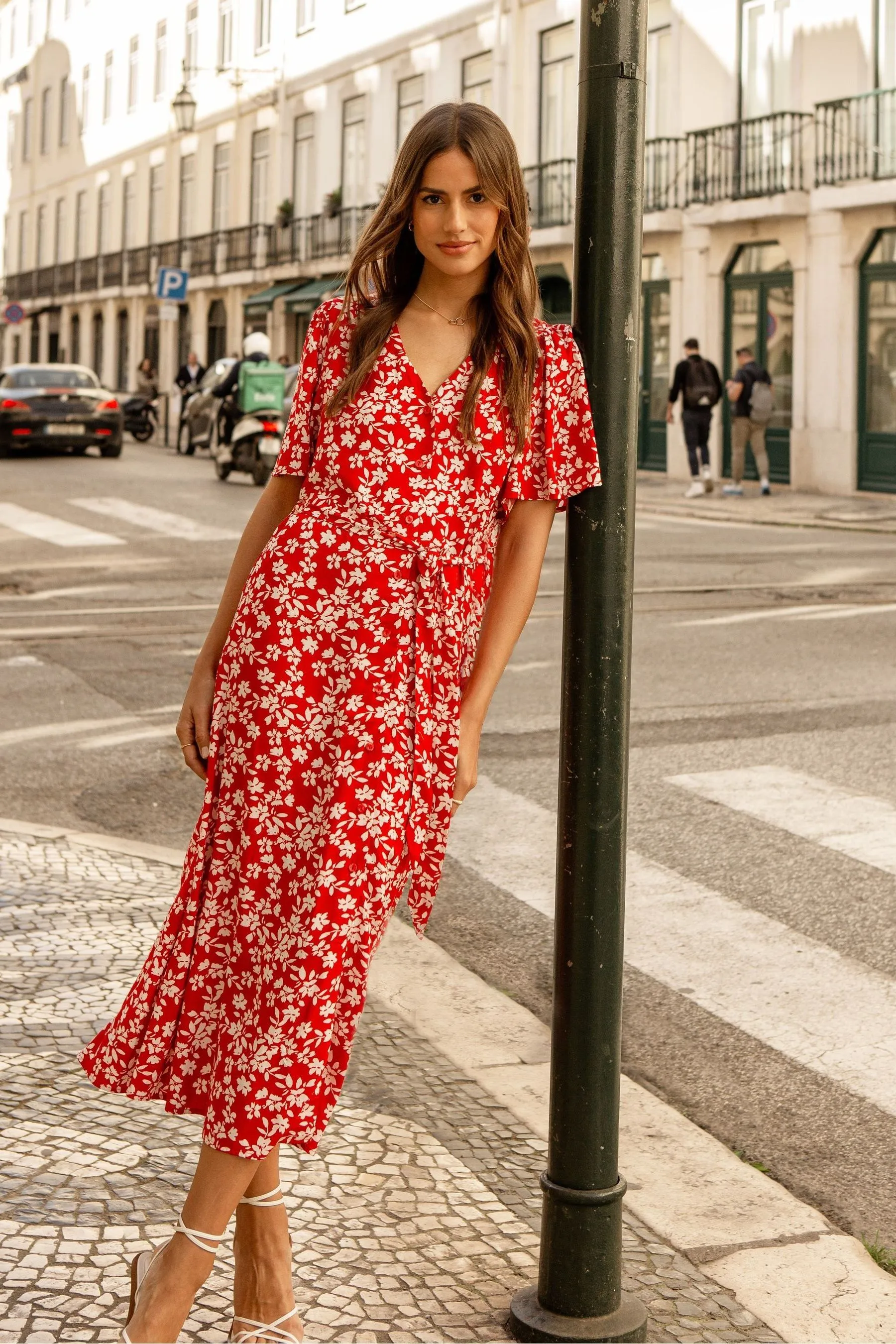Threadbare - Abito midi con bottoni