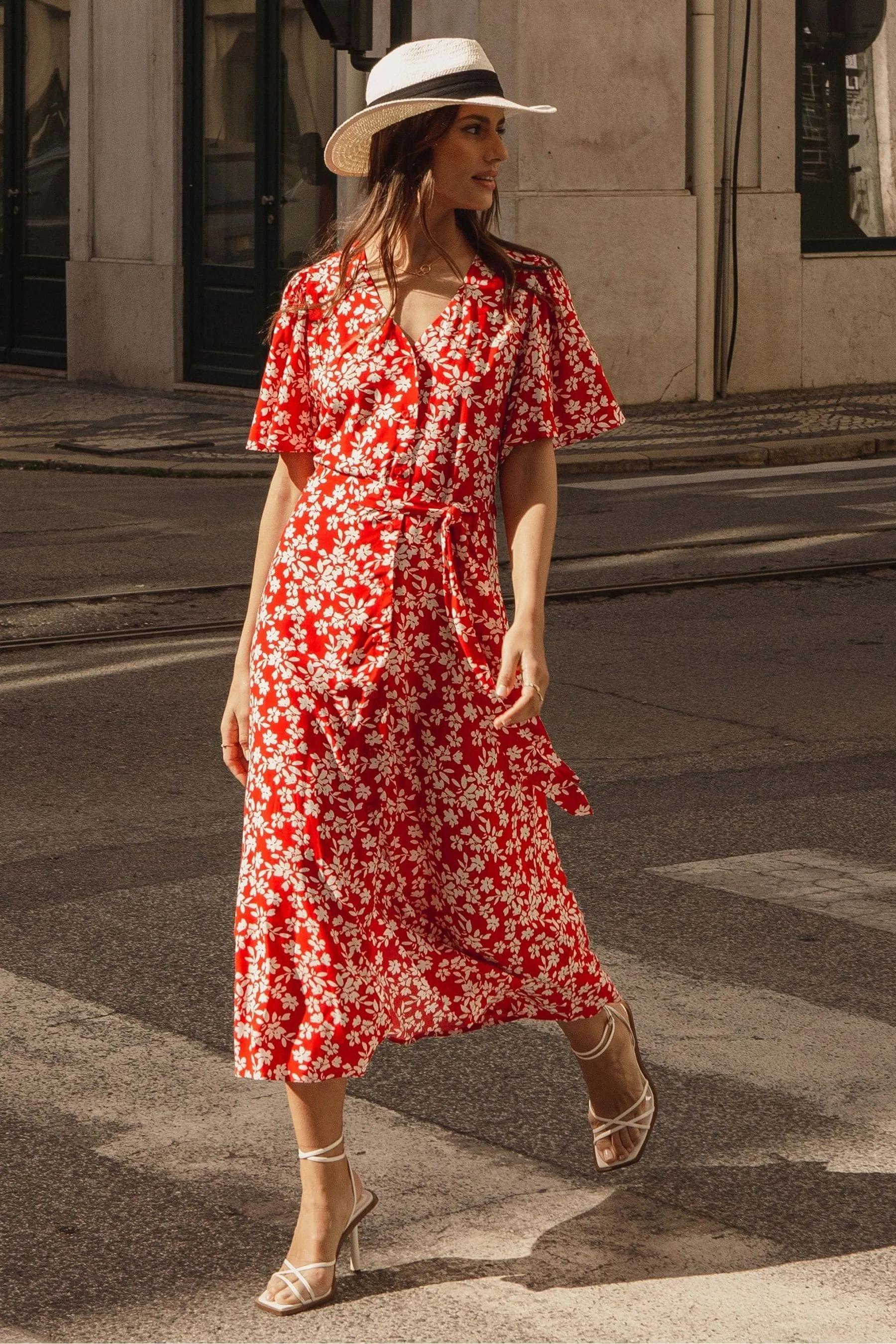 Threadbare - Abito midi con bottoni