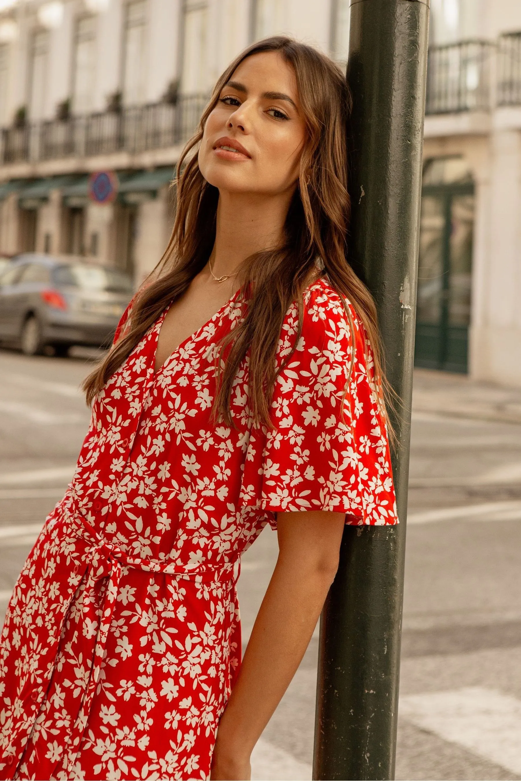Threadbare - Abito midi con bottoni