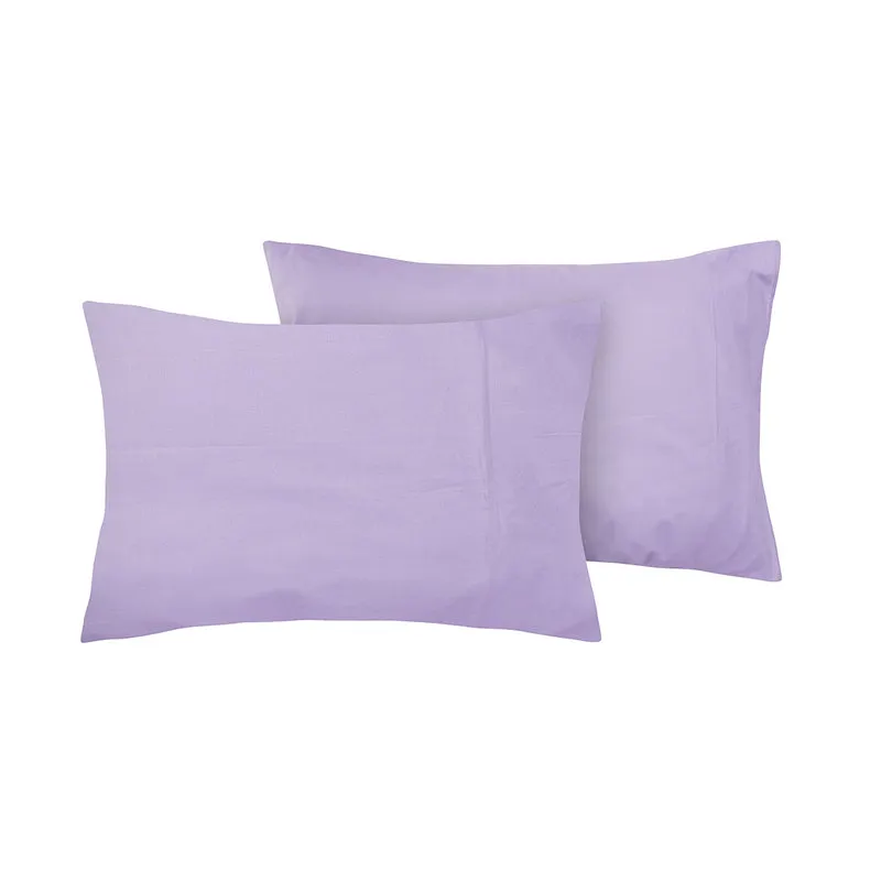 Toile De Jouy Coppia di federe in cotone Glicine