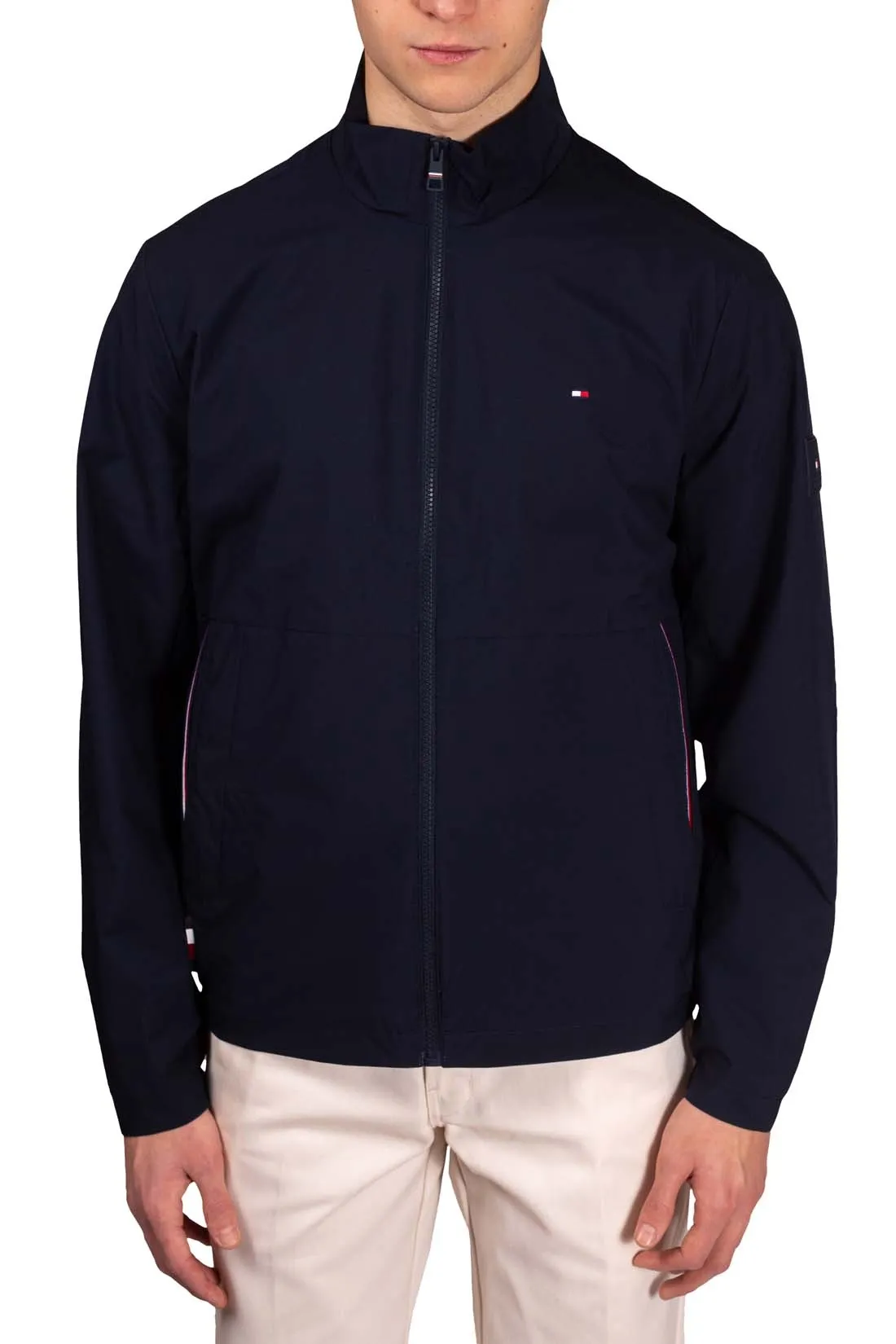 TOMMY HILFIGER Giacca uomo con dettagli logo