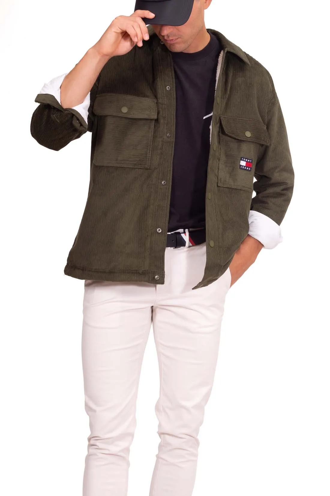 TOMMY JEANS Giacca uomo oversize in velluto 