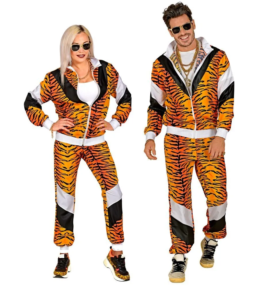 Tuta Tiger anni '80 per adulto