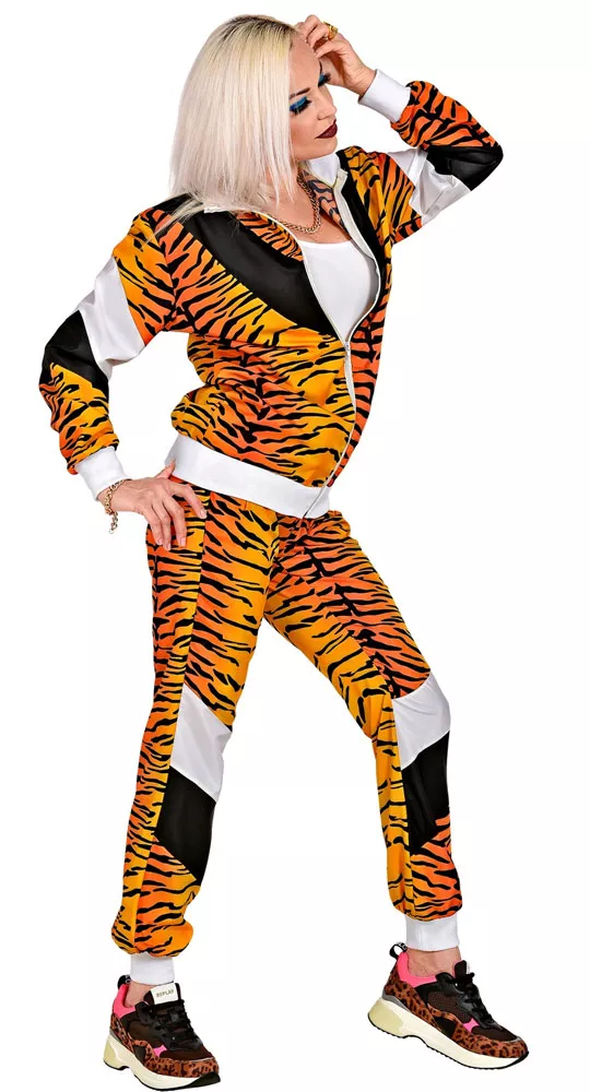 Tuta Tiger anni '80 per adulto