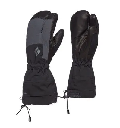 Uomo Black Diamond Soloist Finger Mittens (nero)