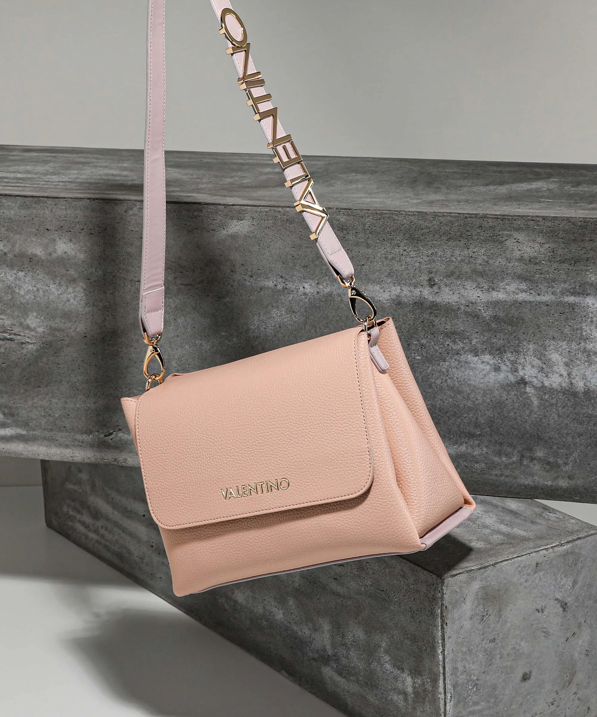  Valentino Bags Alexia Borsa a tracolla pelle sintetica rosa antico  