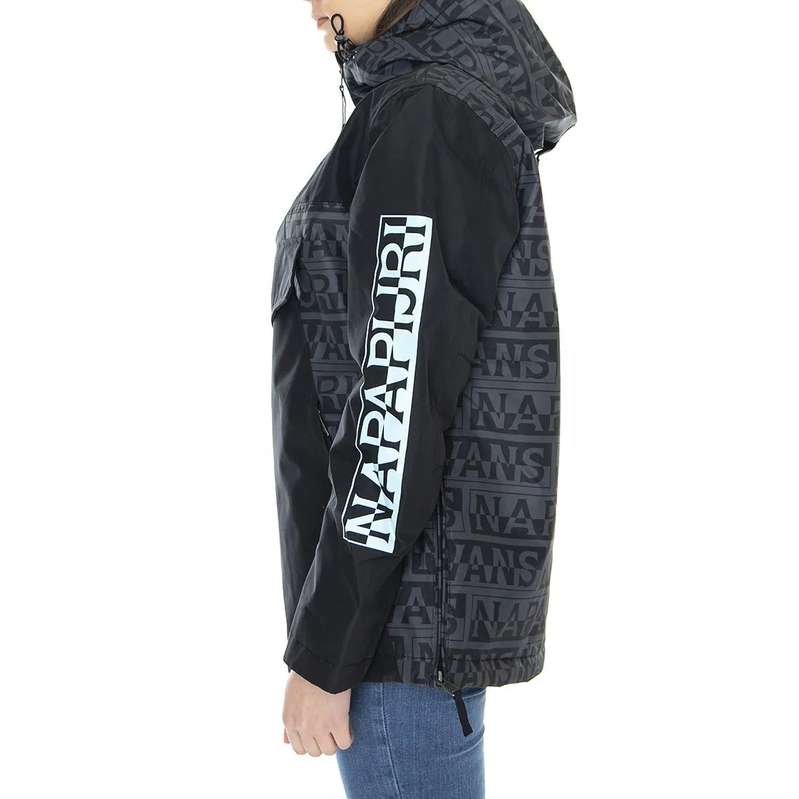 Vans Vans x Napapijri Anorak - Giacca Invernale con Capuccio Donna Nera    