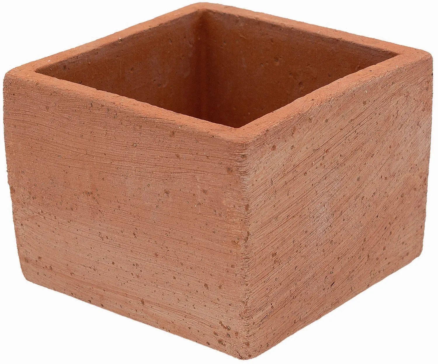 Vaso da esterno in terracotta Mignon quadrato 9x11,5x8 cm