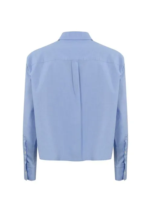 WEEKEND MAX MARA     Camicia Jock in Oxford di cotone azzurro