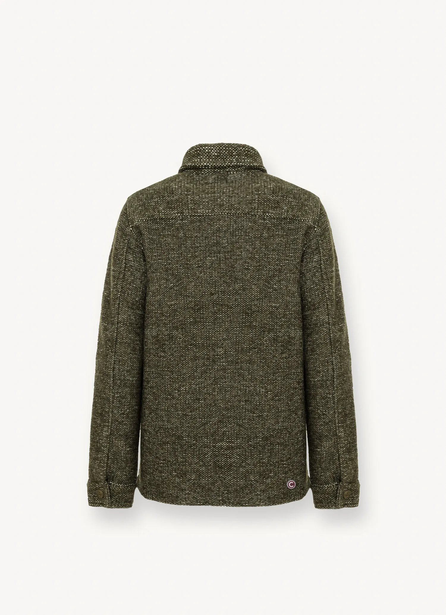Wool blend flannel shirt